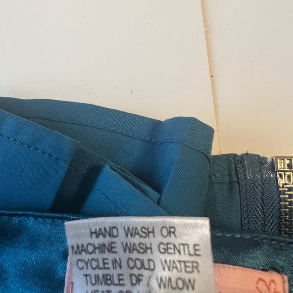 NWT Lydia Blue Bustier Corset Ribbed Peplum Jewel Embellished Top SzS - Picture 4 of 9